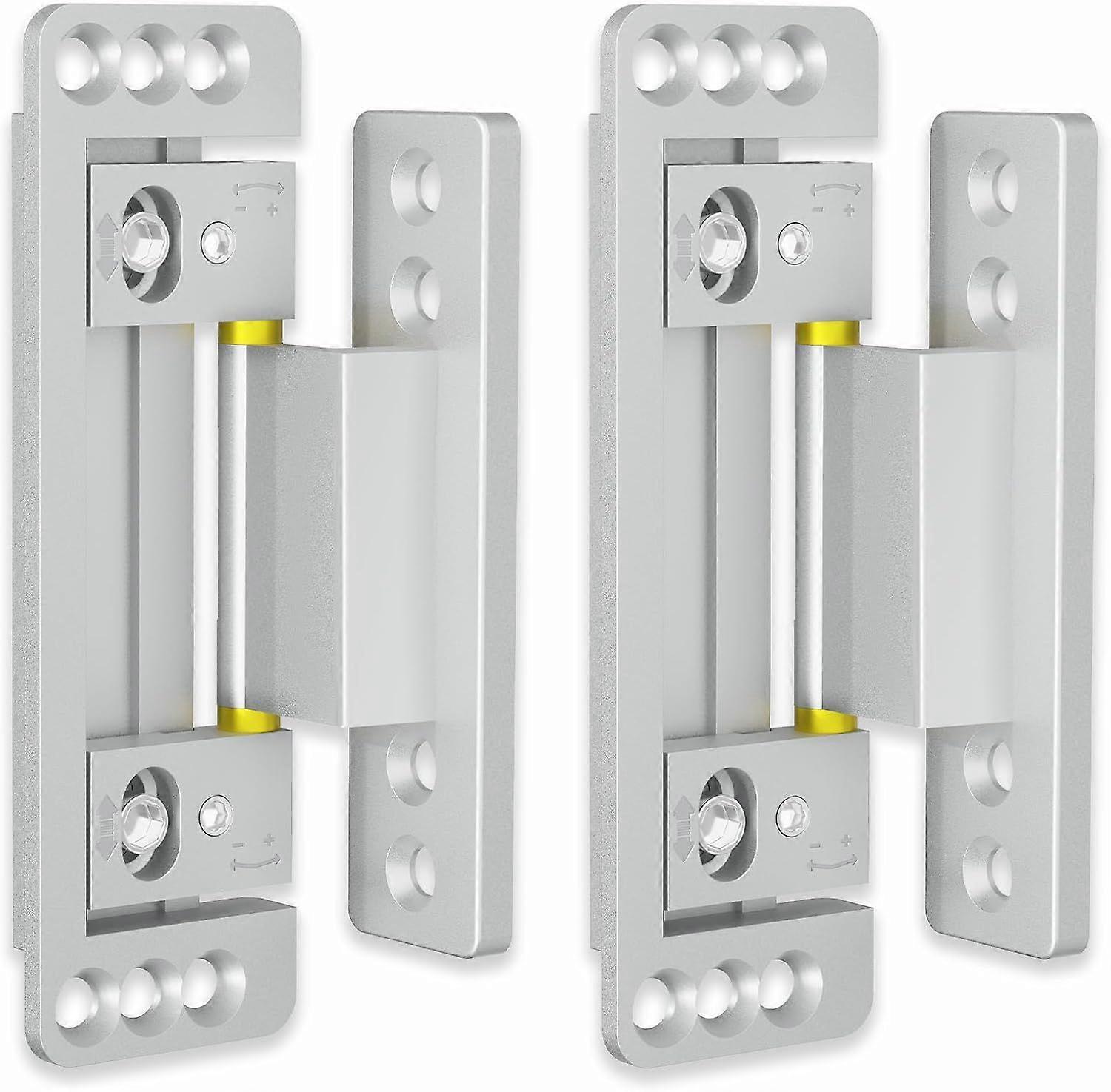 2025 Latest Model  Hidden Door Hinges 2pack Ultra-Thin Concealed Hinges for