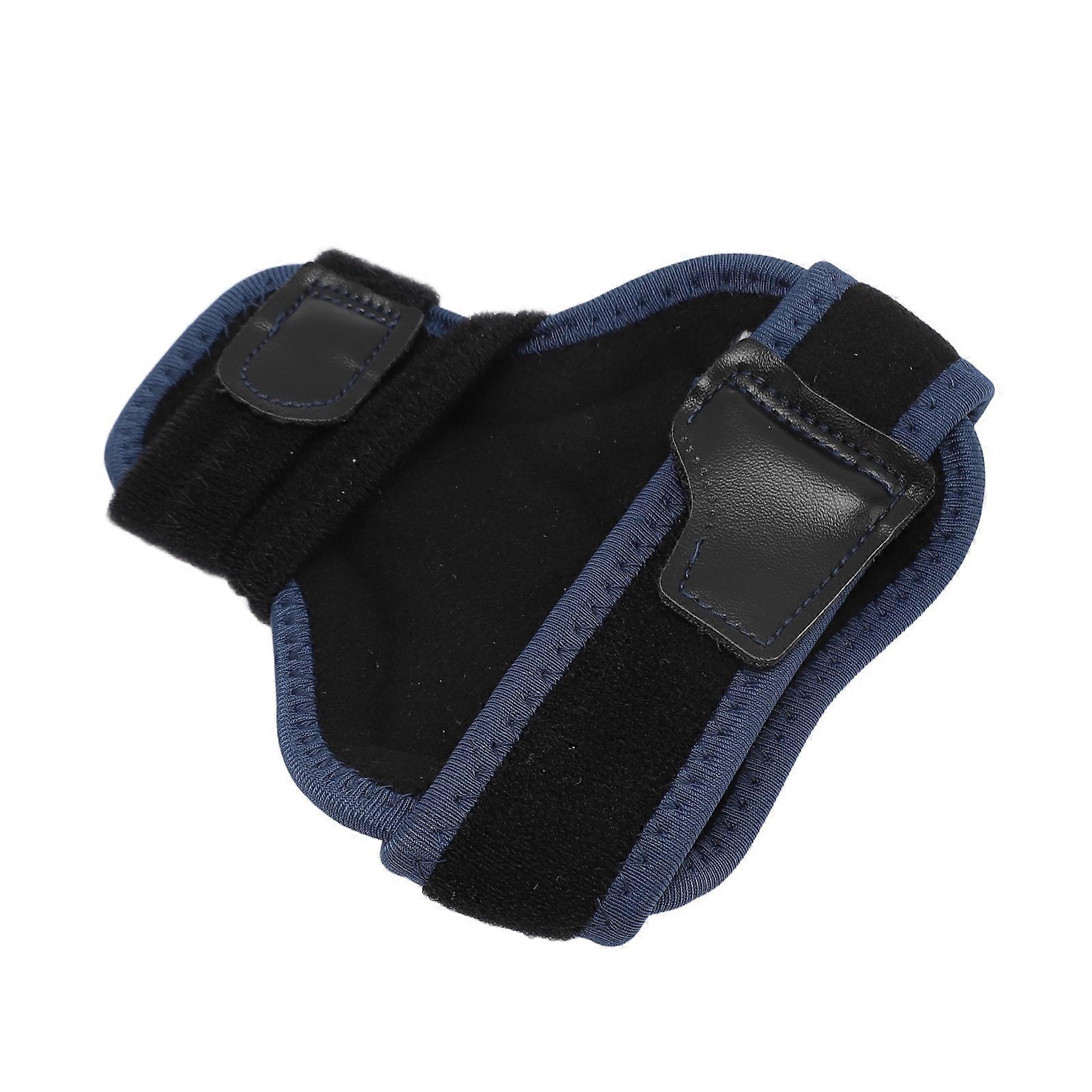 Thumb Wrist Brace Moderate Stabilizing Support Aluminum Bar Wrap Finger Wrist Stabilizer Compression Splint for Tendons Blue 