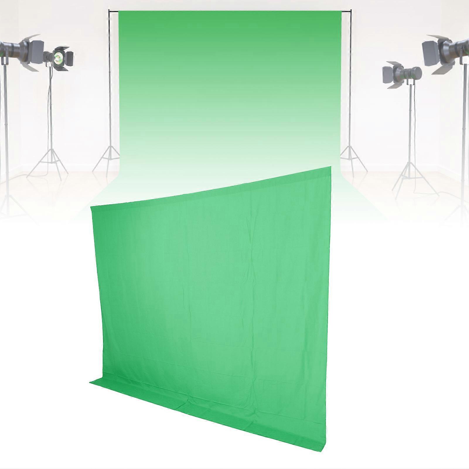 Green Screen Backdrop for Photography Large Virtual Greenscreen Background Sheet for Streaming Photography Meeting 3x2.5M 