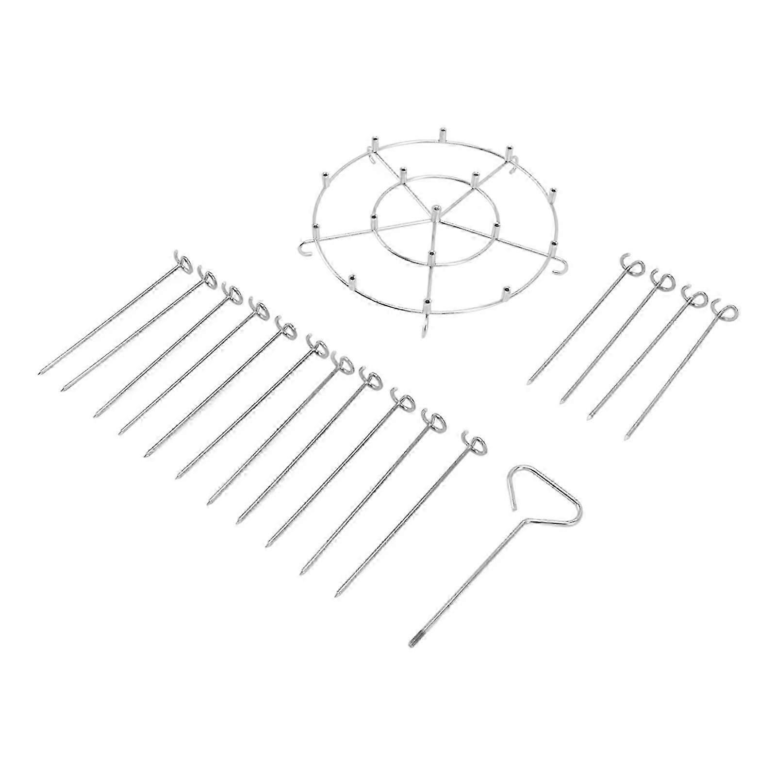 2025 Reusable Stainless Steel Skewers For Effortless Roasting, Easy Clean Skewer Basket For Versatile Cooking Experiences, Perfect For Air Fryer And B