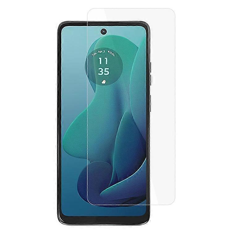 AMORUS は Motorola Moto G (2024) スクリーン プロテクター 2.5D 9H 硬度高アルミニウム シリコン ガラス フィルムと互換性があります