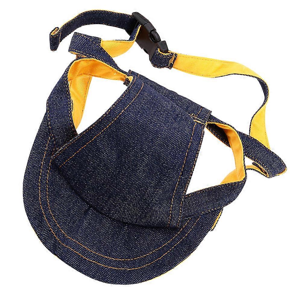 Denim Pet Hat, Lightweight Option for Dogs, Sturdy and Breathable