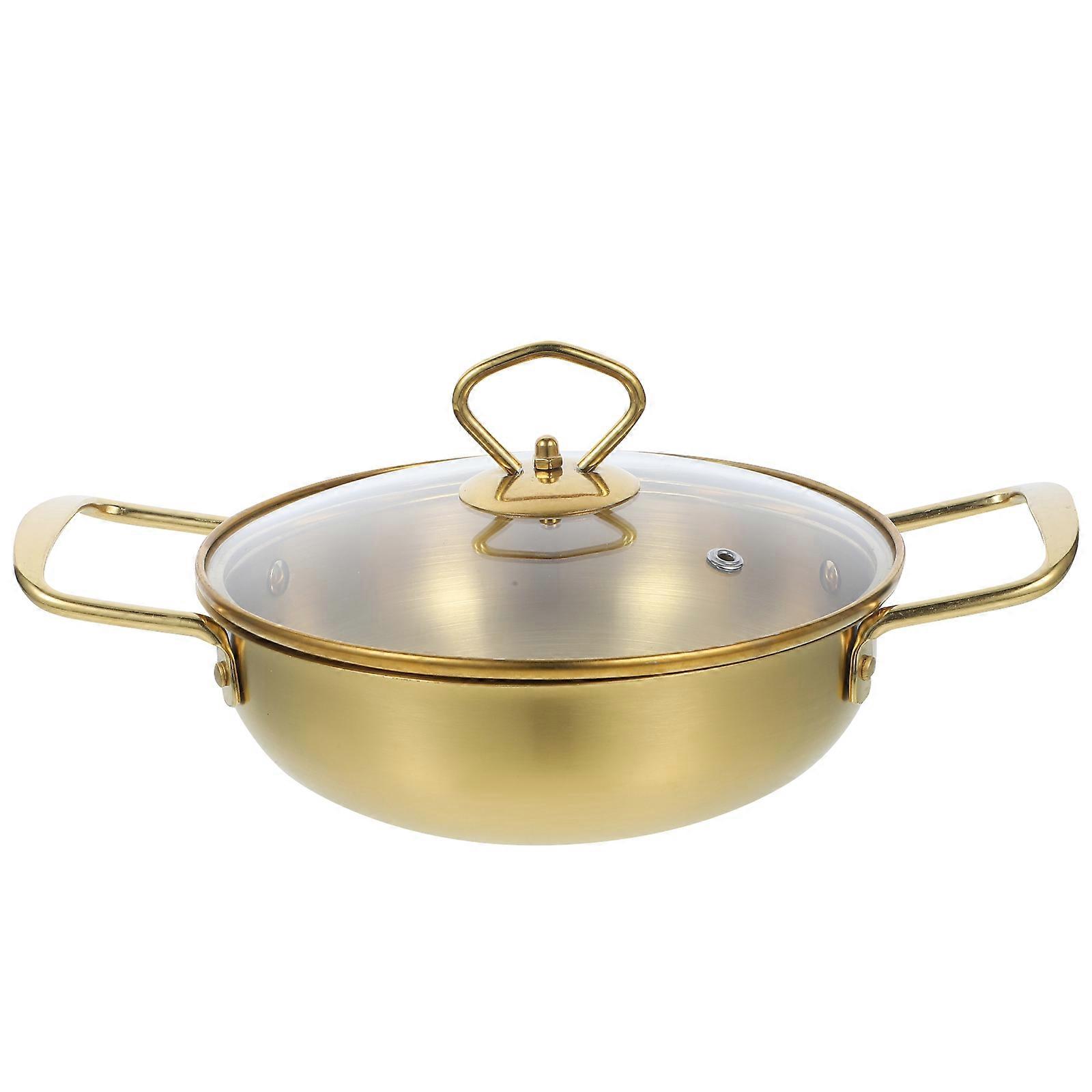 Sleek Korean Stew Pot with Lid, Enhanced Durability and Simple Maintenance