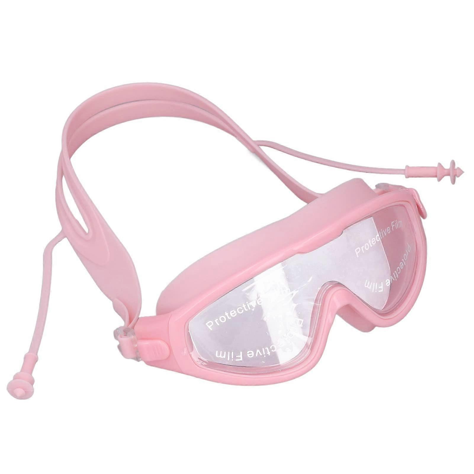 Swimming Goggles for Adults Large Frame Anti-Fog HD Clear with Wide Field of View for Swimming Diving and Shower Use