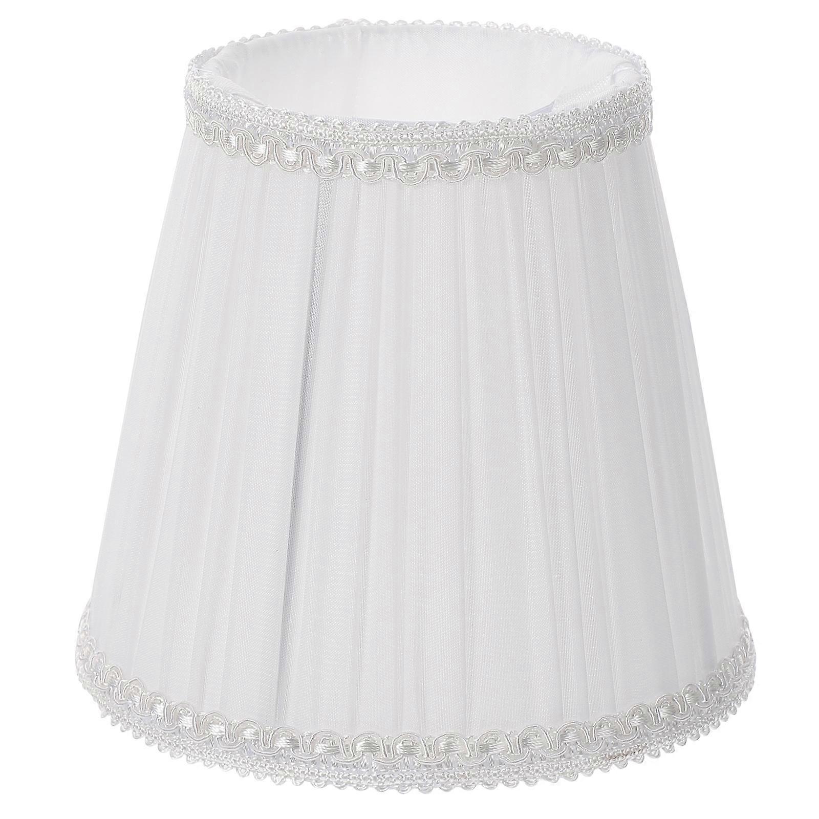 White Cloth Lamp Shade for Decoration Durable and Practical Use Creates Warm Atmosphere