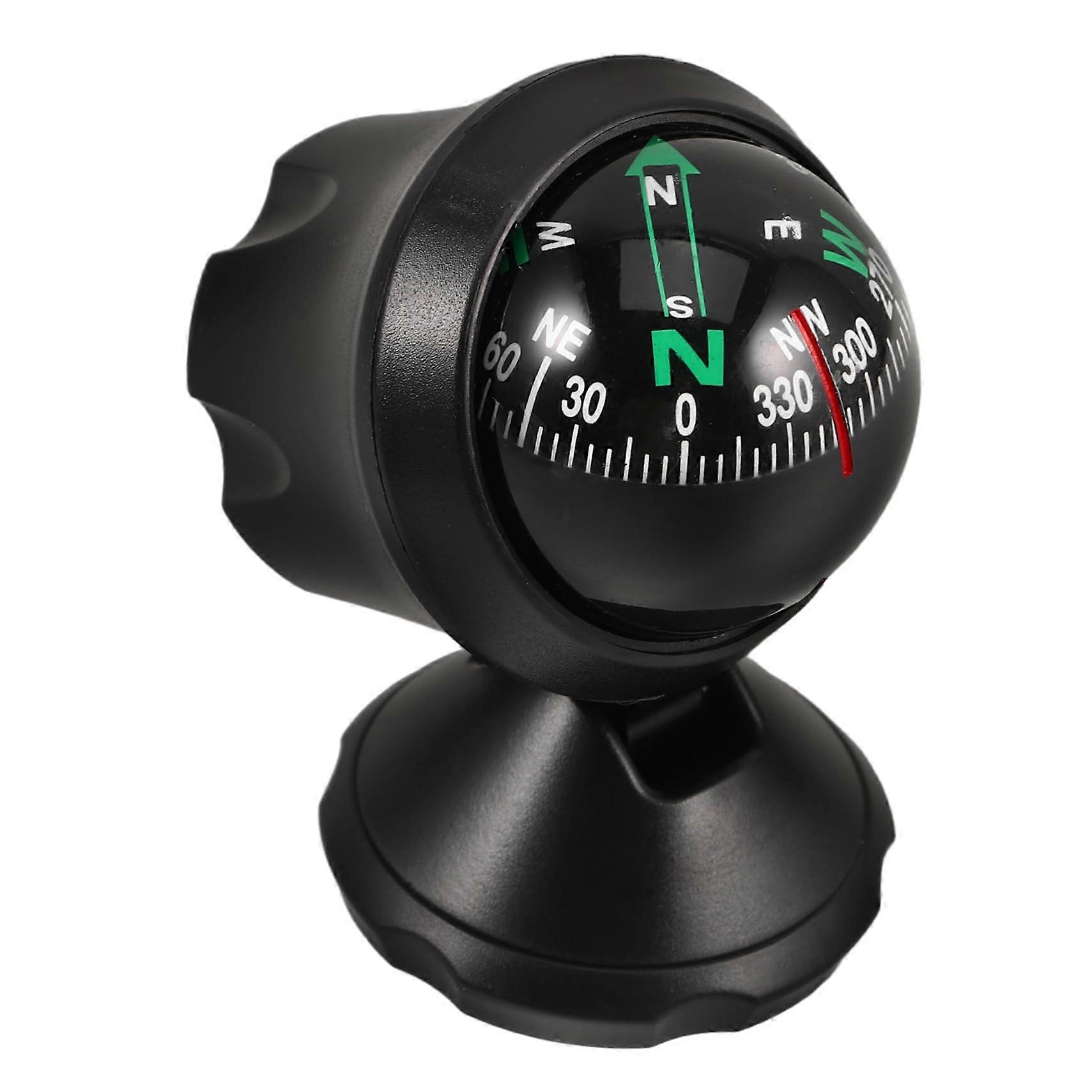 Dashboard Holder, High Precision Car Compass Ball for Use in Car, Universal Dashboard Navigation Compass for Vehicles, Outdoor Travel, Camping