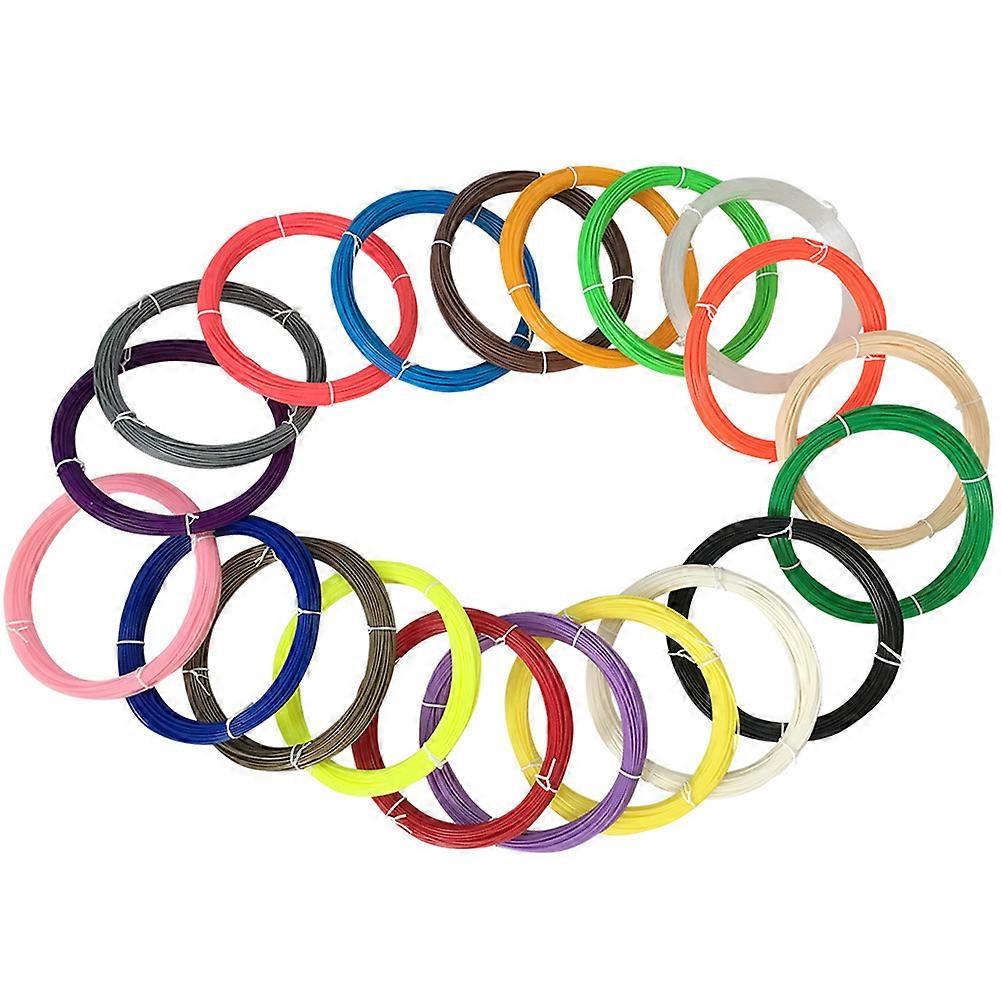 3D Printer Supplies 3D Printing Assorted Color 1.75mm Engineering Concepts 20 Rolls
