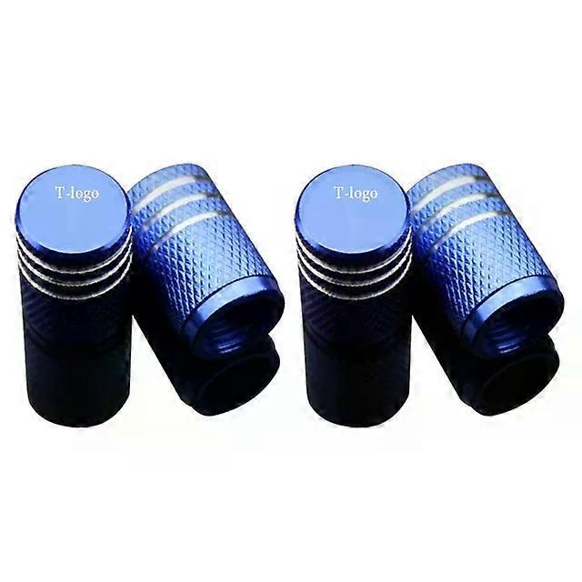 4Pcs Set Suitable for Tesla Model 3 Y S X Valve Stems Caps Aluminium Alloy Tire Decoration with Logo Suitable for Tesla Car Acccessories shry