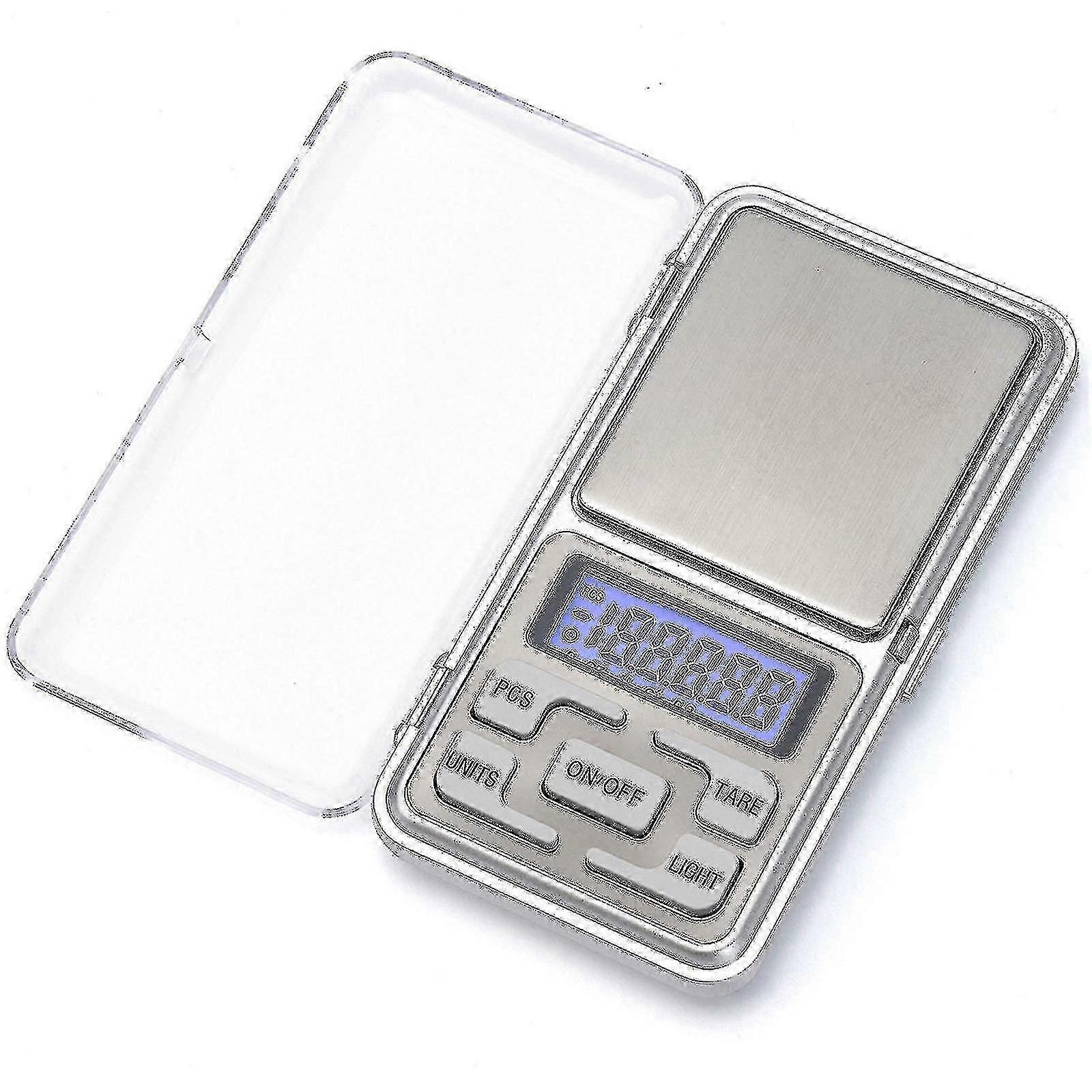 Mini LCD Digital Pocket Scales for Jewellery and Kitchen Use, Weighs from 0.1g to 500g, Compact Size for Easy Handling