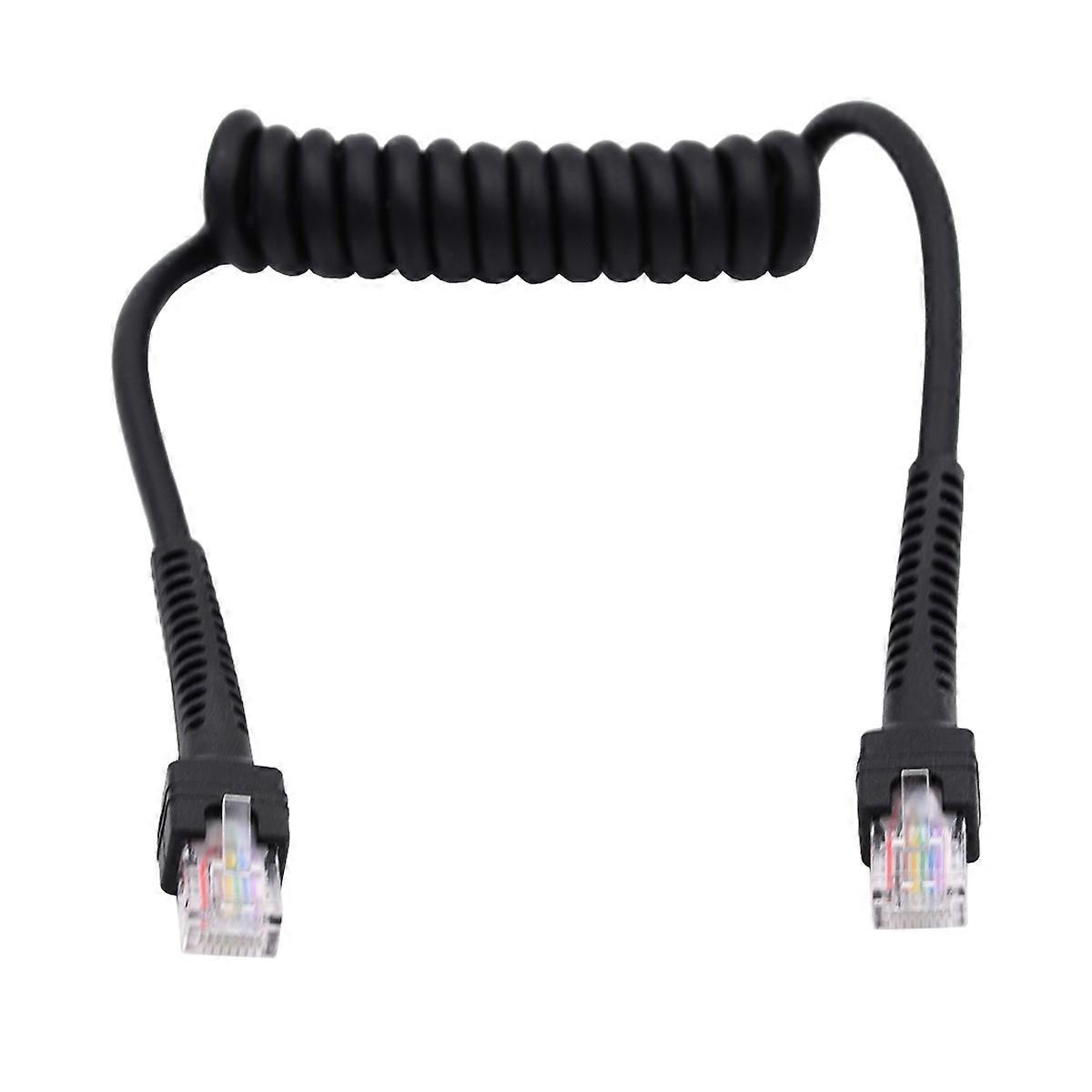 f5Y UT-019-1.0M RJ45 Macho para Cat6 Macho 8P8C UTP Cabo Espiral Elástico Z8r LAN Ethernet Patch de Rede