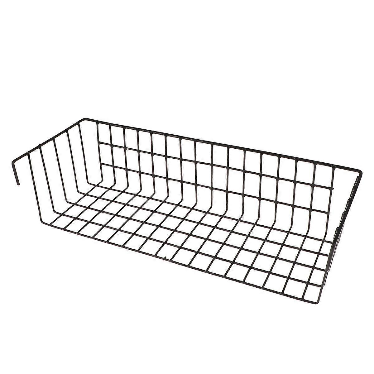 Mesh Storage Basket for Toys Storage Rack Simple Hanging Basket Homeowners Convenient to Use Black 39*15*10cm 1Pack