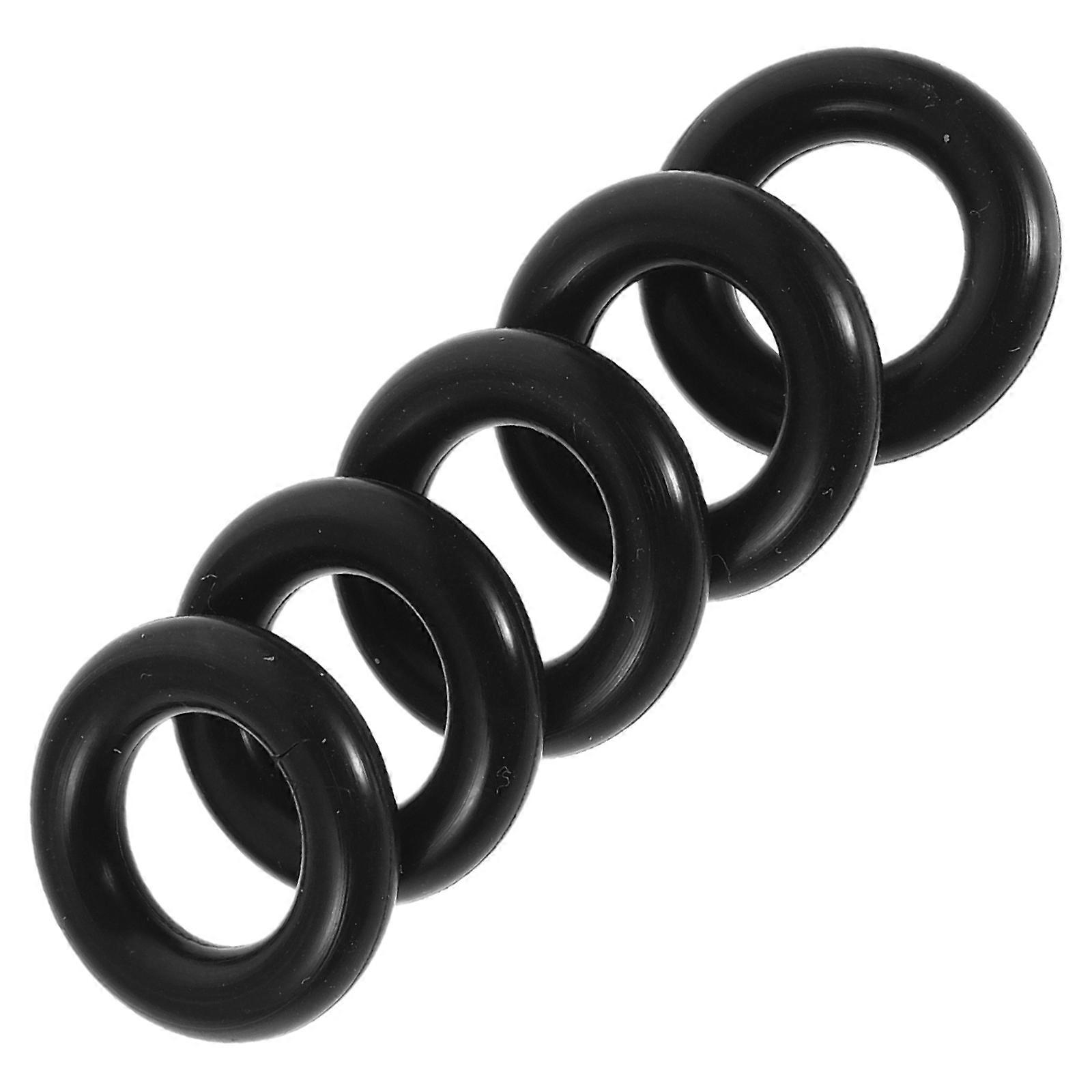 Rondelles en caoutchouc pour les utilisateurs de bricolage Entretien des pneus Noir 1.70X1.70X0.30CM Machine de démontage de pneus Pédale Valve 5Pcs