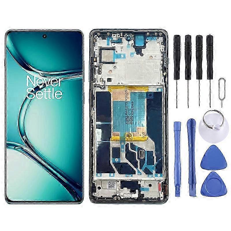For Oneplus Ace 2 Pro 5g Compatible Amoled Lcd Screen Digitizer Full Assembly With Frame