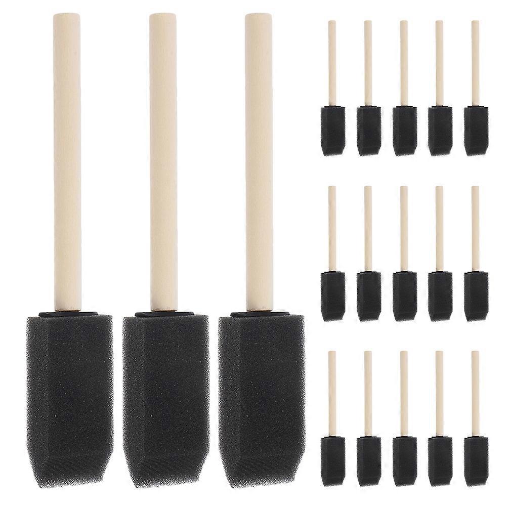 Small Sponge Paint Brush for Children Rectangular Shape Craft Sponges for Painting Home Projects 18Pcs