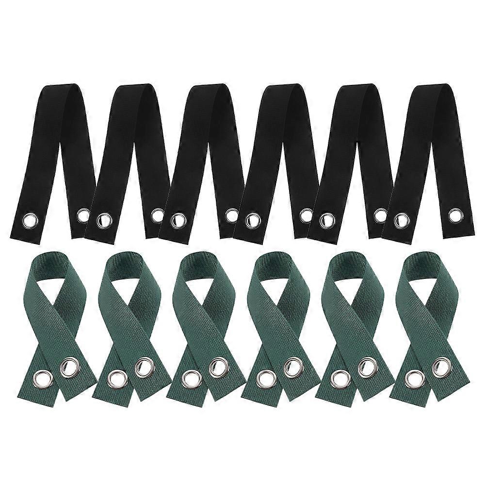 12pcs Heavy Duty Adjustable Nylon Tree Straps for Staking, Hurricane Protection, and Bark Care – Weather Resistant and Easy to Install