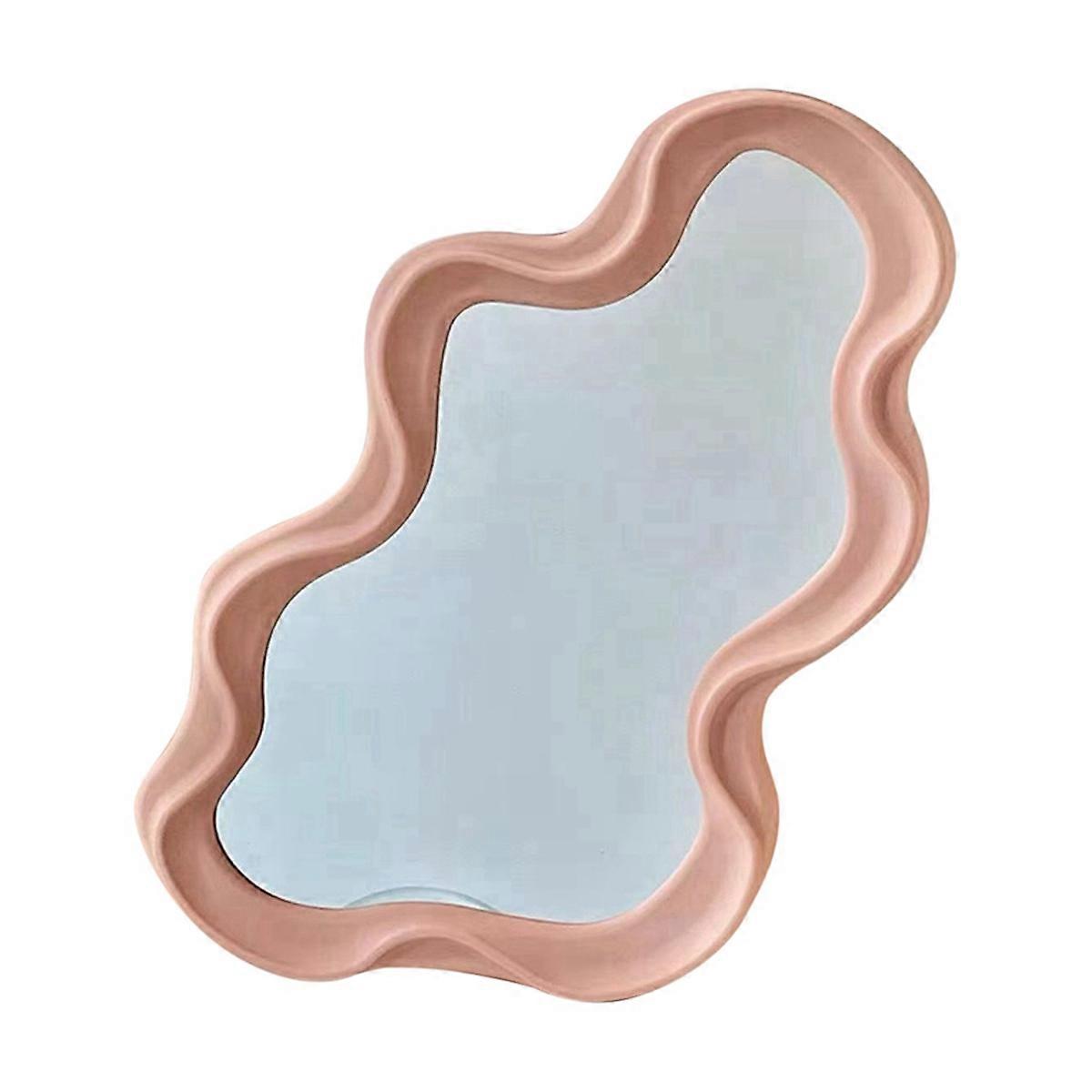 Charm Cloud Shaped Mirror - Irregular Wall Hanging Mirror for Makeup