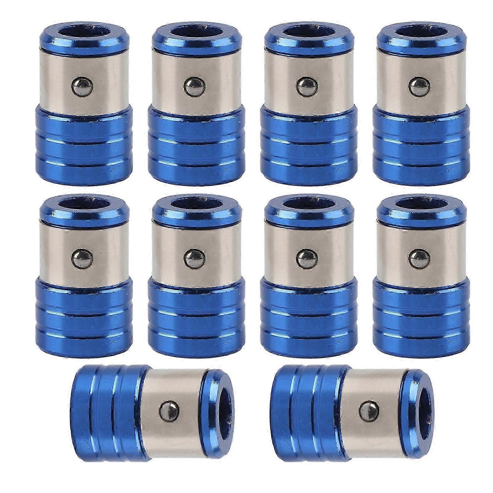 10PCS Screwdriver Magnetic Ring Anti Slip Drill Bits Magnetizer Ring Screwdriver Bit Tool