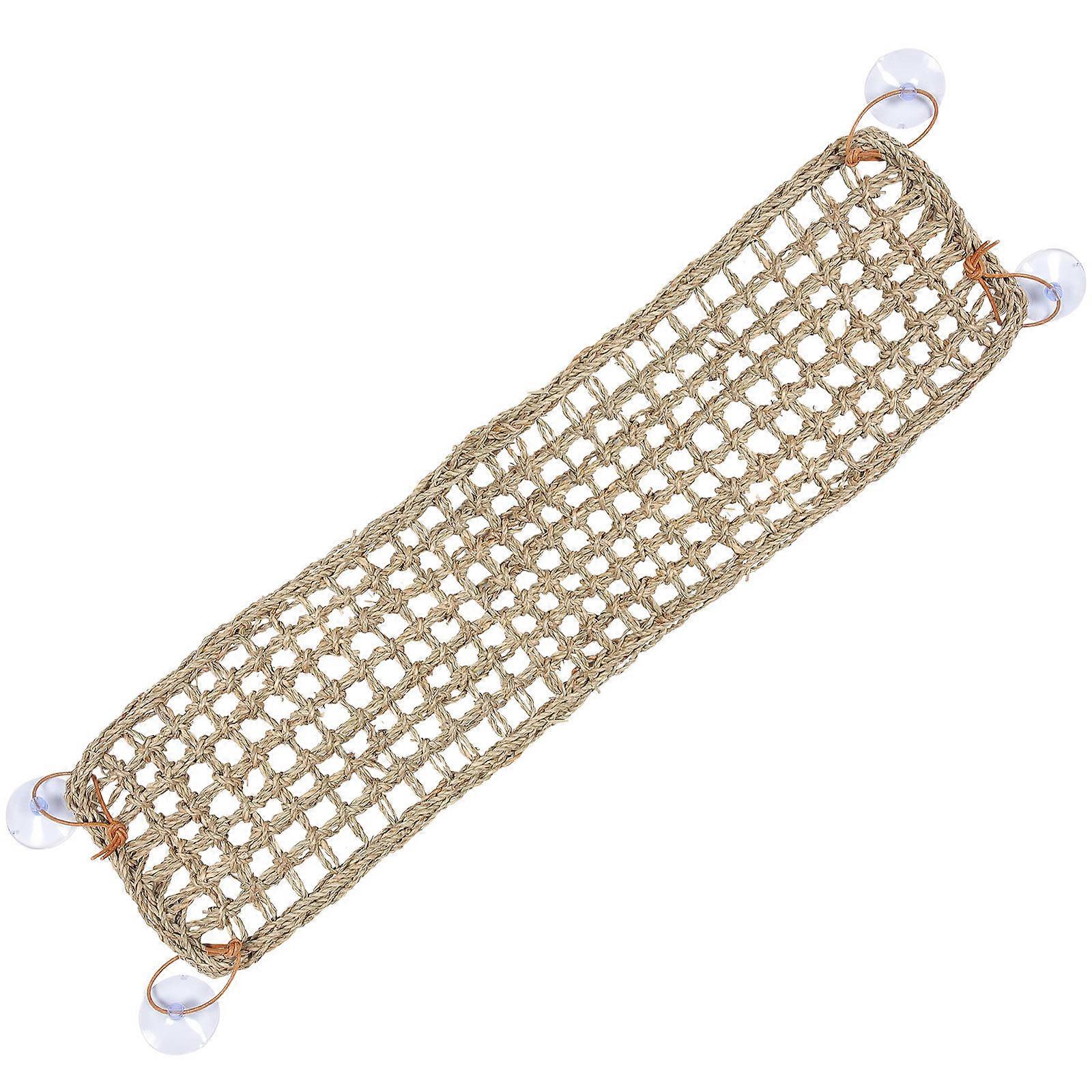 Lizard Sleeping Bed Reptile Hammock Indoor Pet Environment Seagrass Sleeping 1Pcs