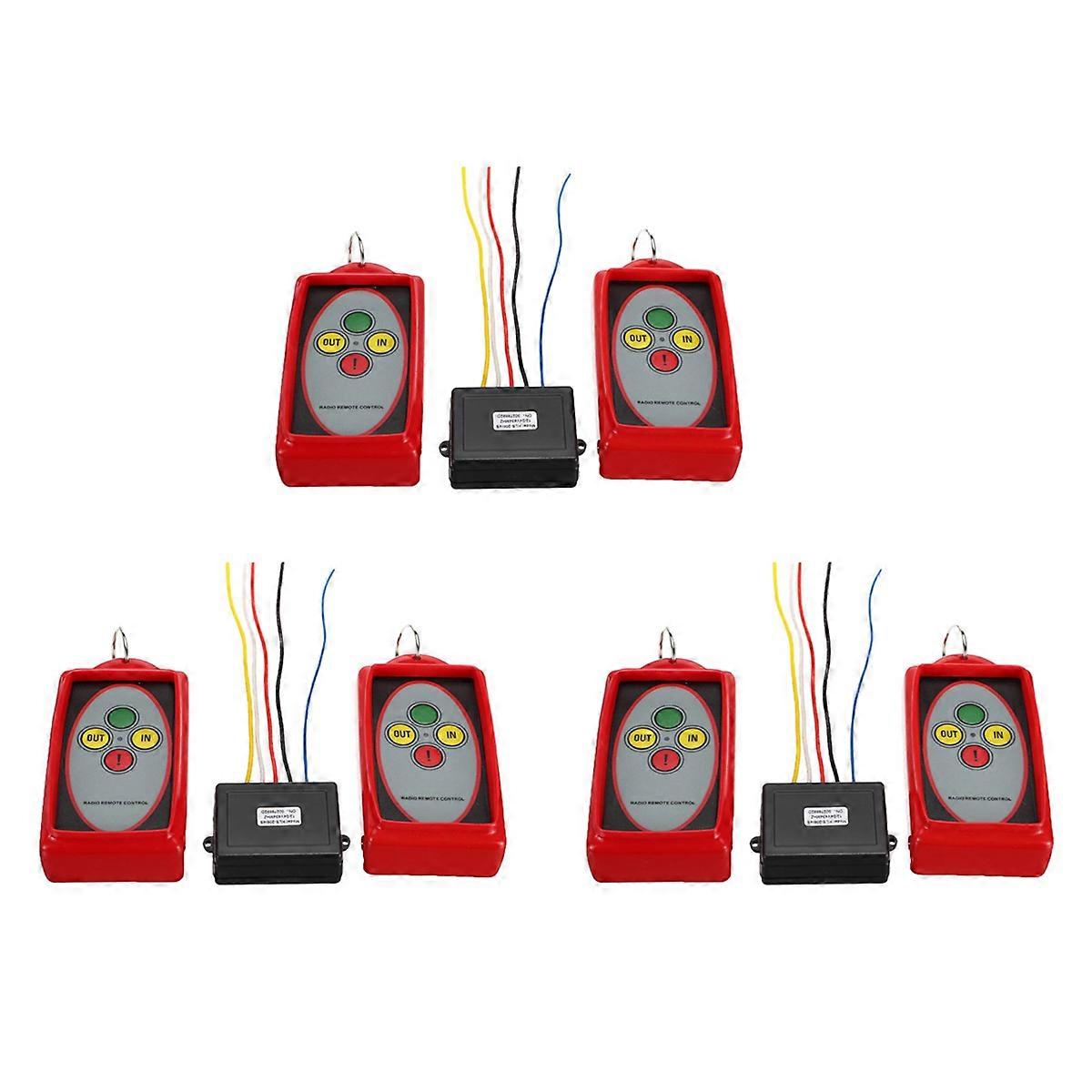 12V-24V 433MHz Digital Wireless Winches Remote Control Recovery Kit