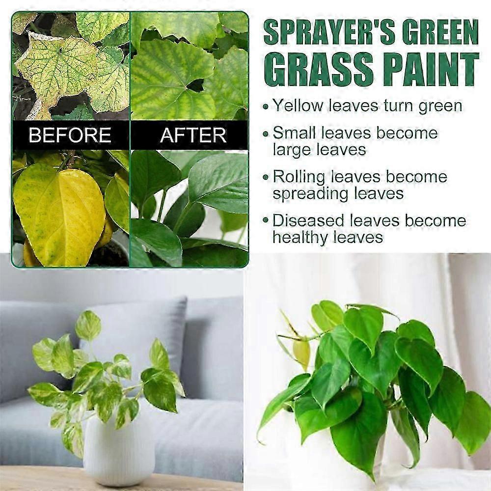 Plant Greening Agent Improve Yellow Leaves Plant Growing Nutrient Solution Grass Paint Color Filling Gardening Green Lawn Spray