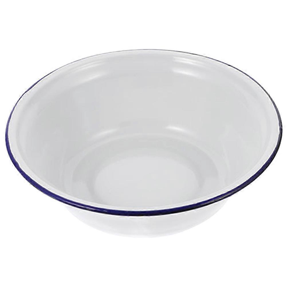 Retro Enamel Basin Mixing Bowl Kitchen Use Dough Making 1Set