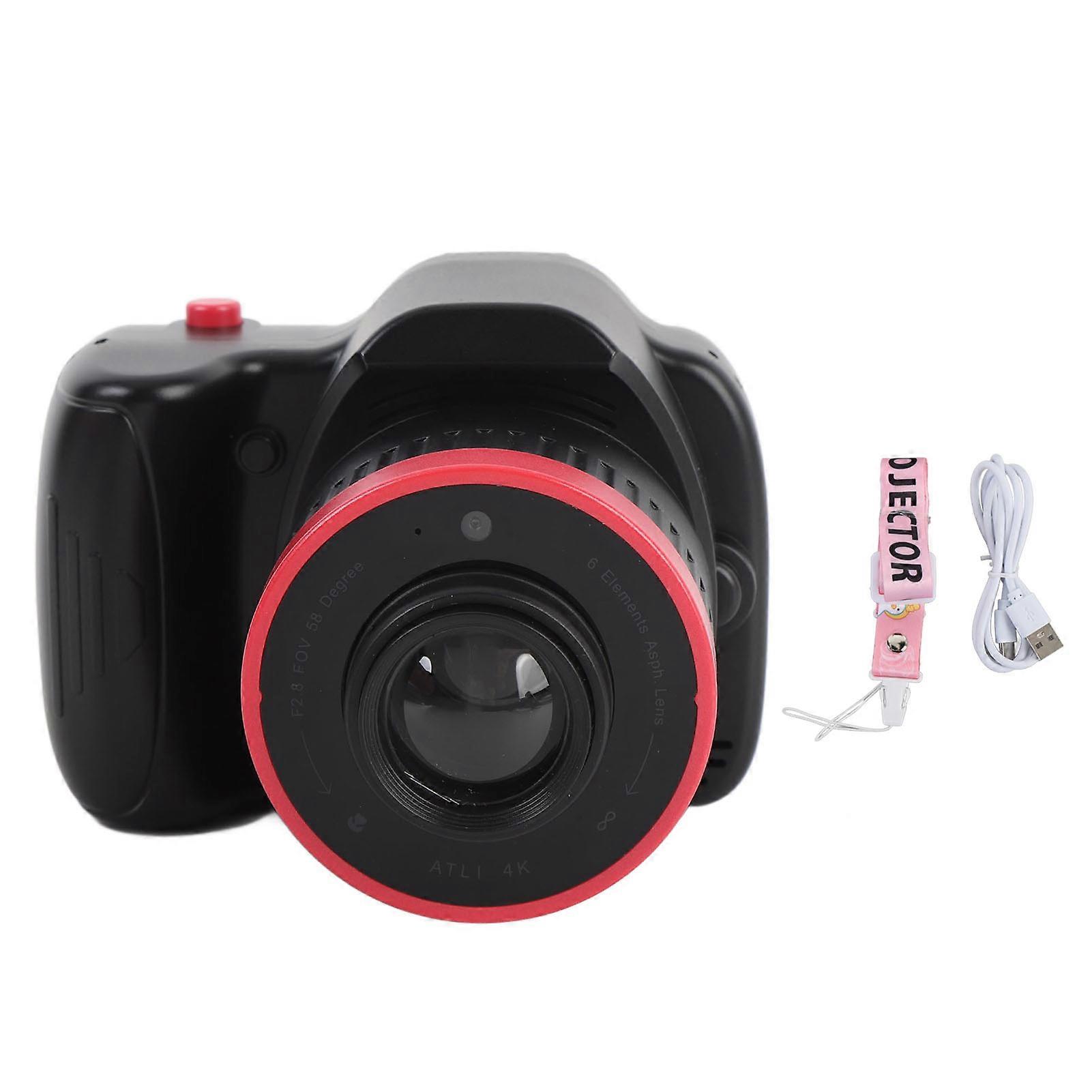 2 in 1 Digital Camera & Projector 48MP 1080p Video Toy with Speaker, No Memory Card