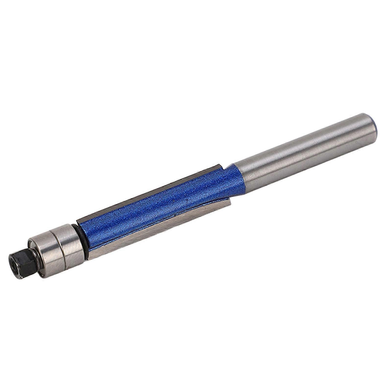 1/4 Inch Shank Flush Trim Router Bits Cemented Carbide Double Bearings Trimmer for Softwood and Hardwood Processing 