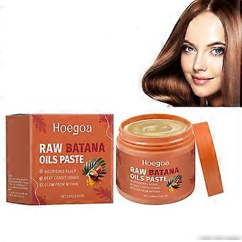 Ruwe Batana-olie voor haargroei - 100% pure, biologische batana uit Honduras voor dikker en sterker natuurlijk haar - voedt de hoofdhuid, voorkomt uitdroging en spl