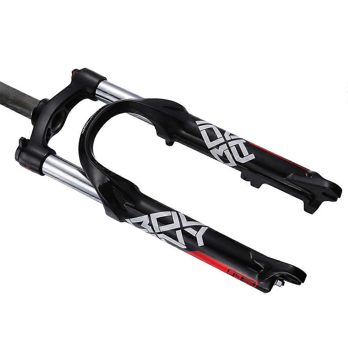 20 Inch Mountain Bike Suspension Fork MTB Foldable Suspension Fork Bicycle Spring 11/8 Straight Mountain Bike Mechanical Front Fork 9 × 100 QR 100 mm