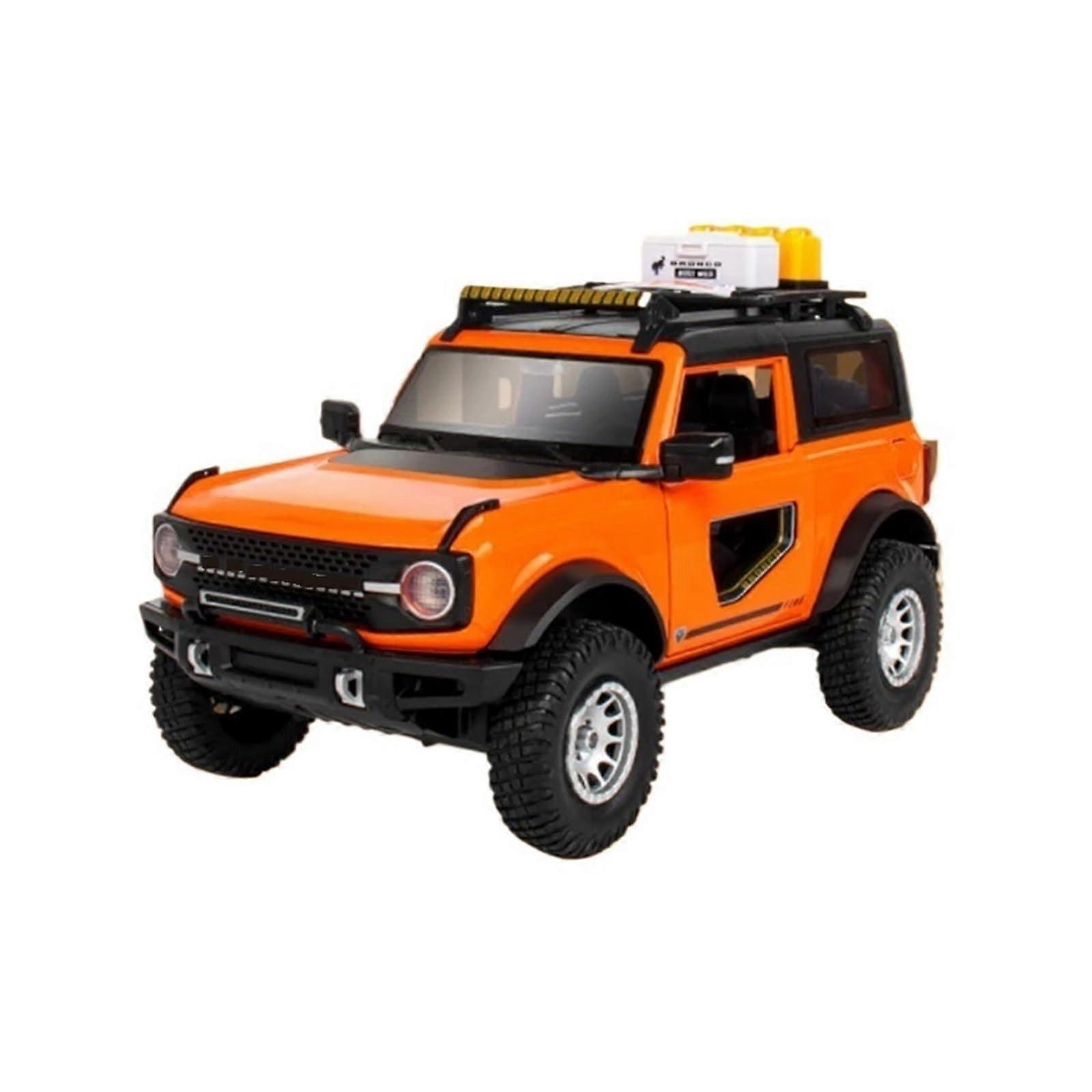 Miniature Models 1:32 Scale Ford Bronco Lima Alloy Car Model (Orange)