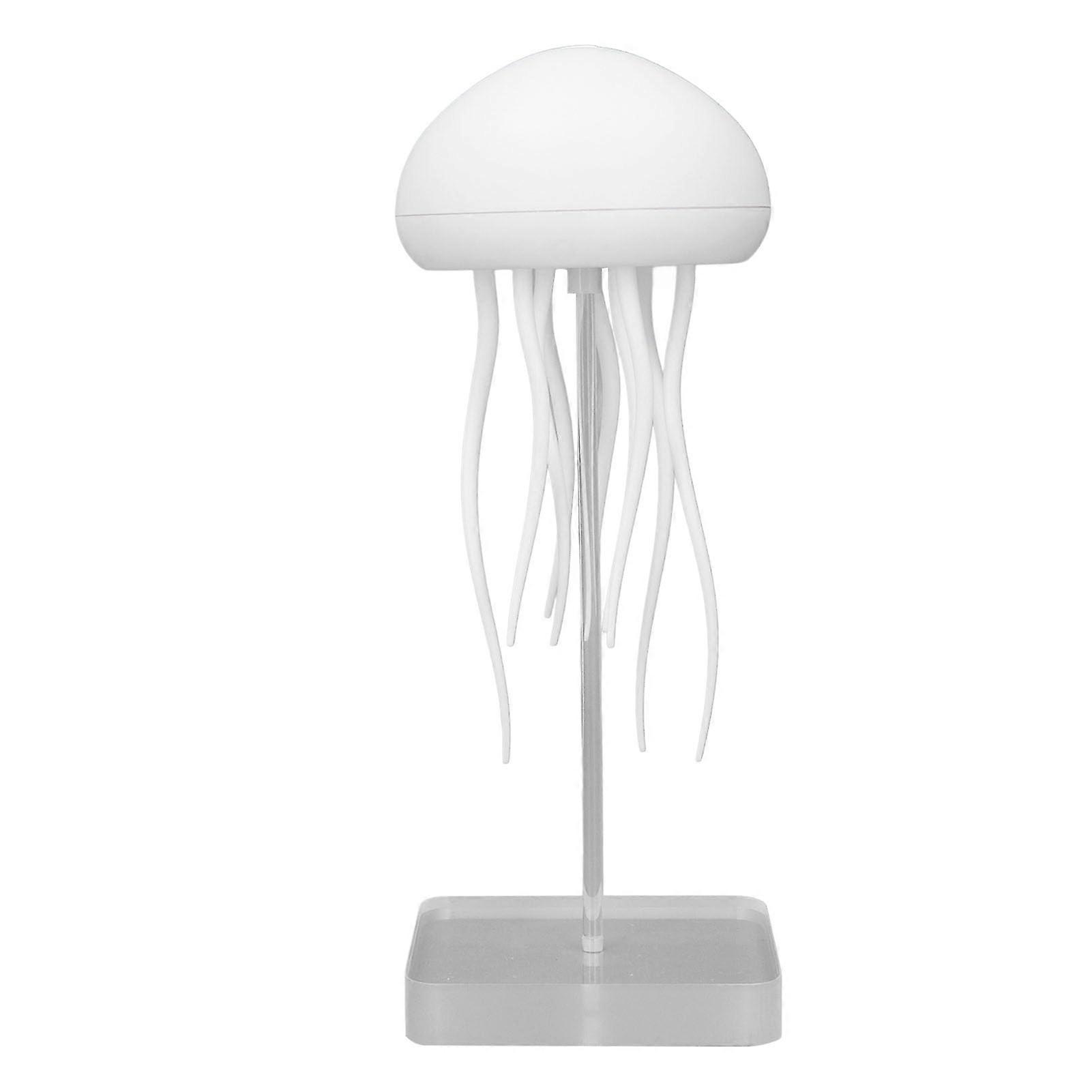 LED Jellyfish Lamp, Voice Controlled with Dancing Legs, Rechargeable RGB Bedside Lamp