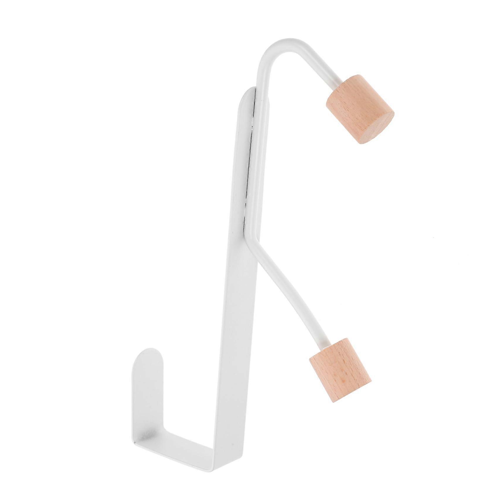 Drilling door hooks required elegant design for space utilization for storing towels and coats.