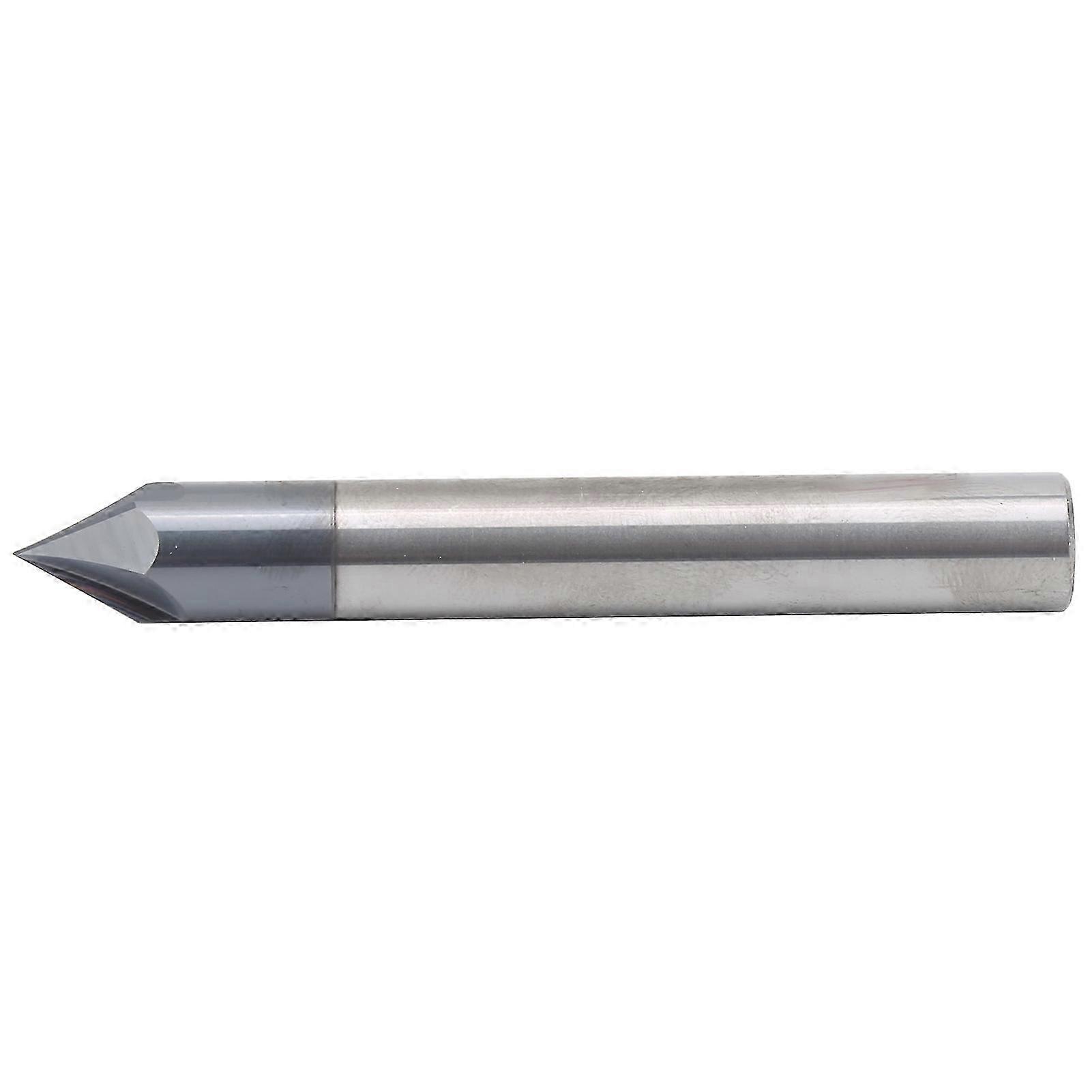 3 Flute 60 Degree Chamfer End Mill Tungsten Steel CNC Carving Polishing Router Bit D10 x 60 x 75L