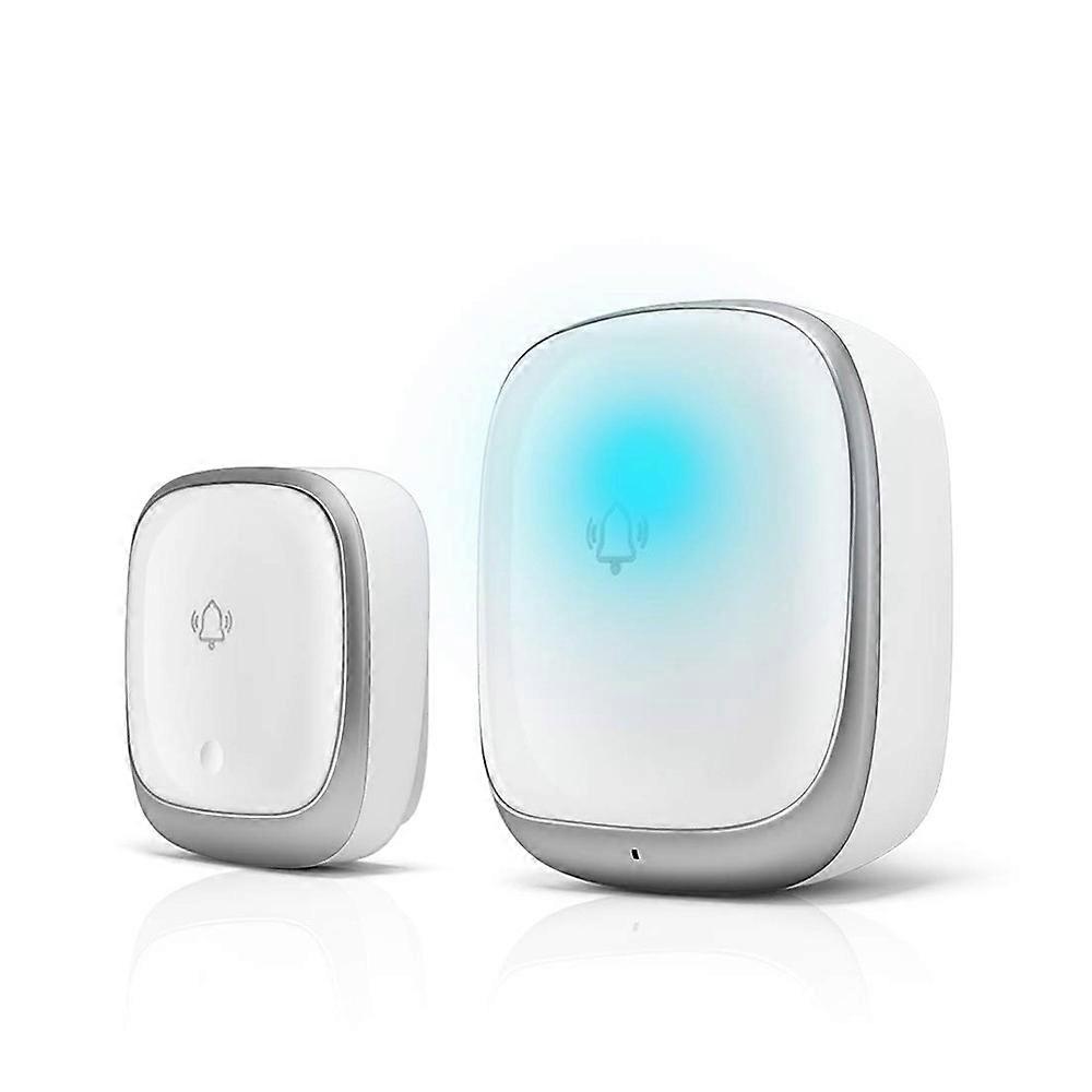 Wireless Doorbell Entry Doorbell No Batteries 200M Wireless Range 1pc Transmitter 1pc Receiver