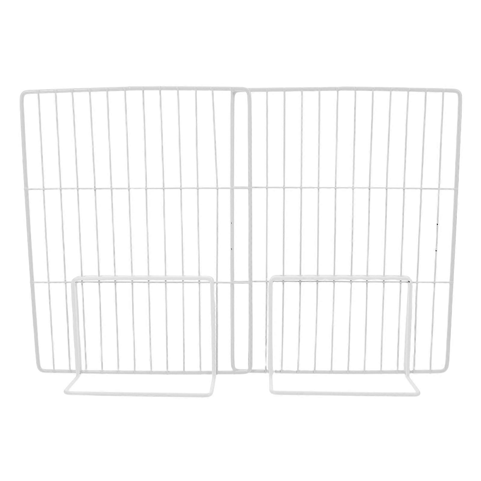 Freezer Storage Bins Freezer Organizer Wire Baskets Household Users Organized Storage Iron 2Set