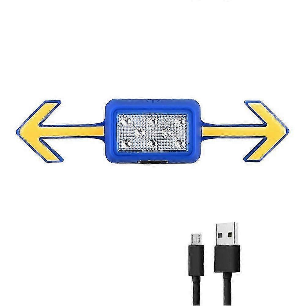 Helmet Light With Turn Signal, Bike Turn Signals And Tail Lights With Wireless Remote Control, Rechargeable Warning Tail Lights