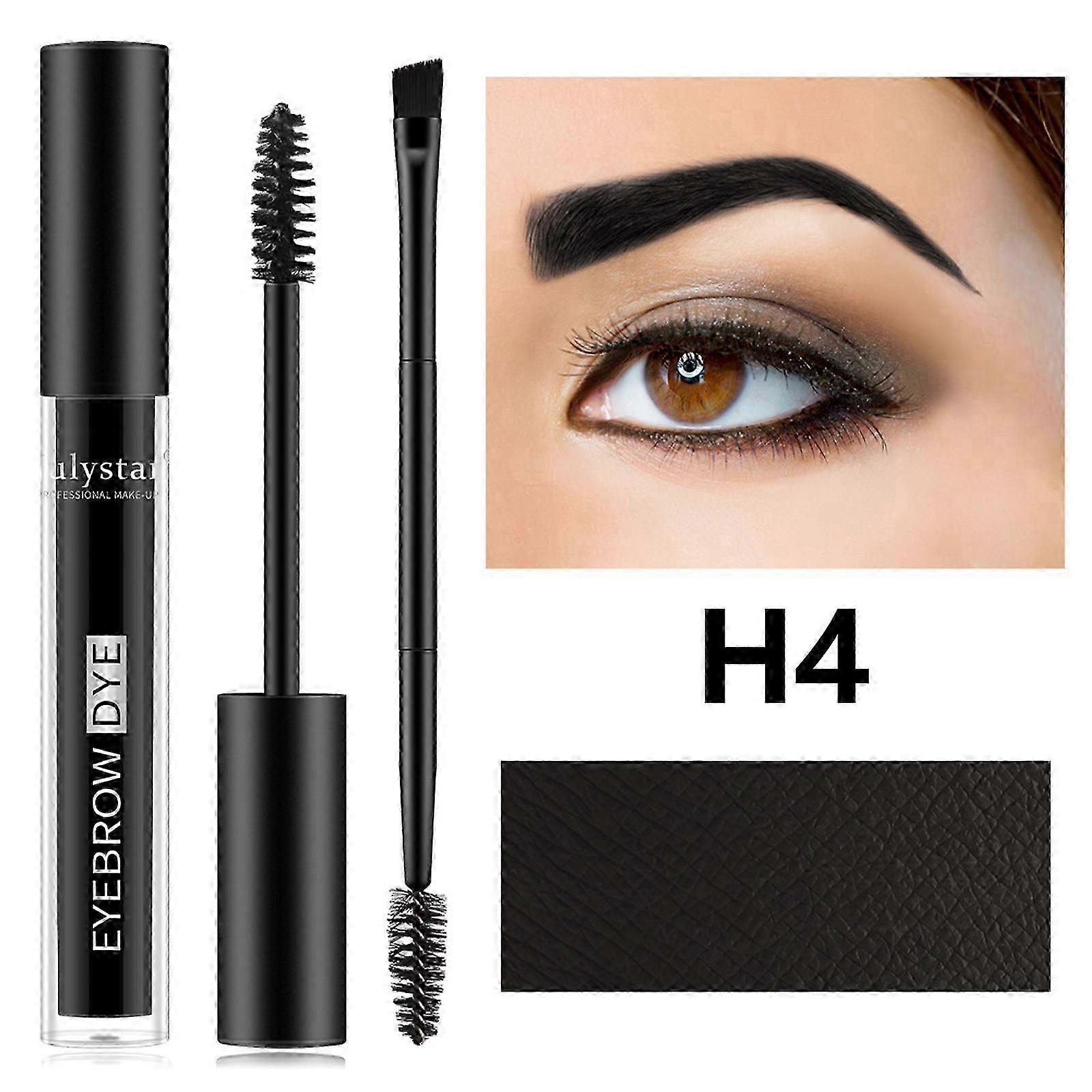 Gel à sourcils brun clair imperméable, maquillage instantané des sourcils touffus pour un aspect naturel qui reste en place toute la journée