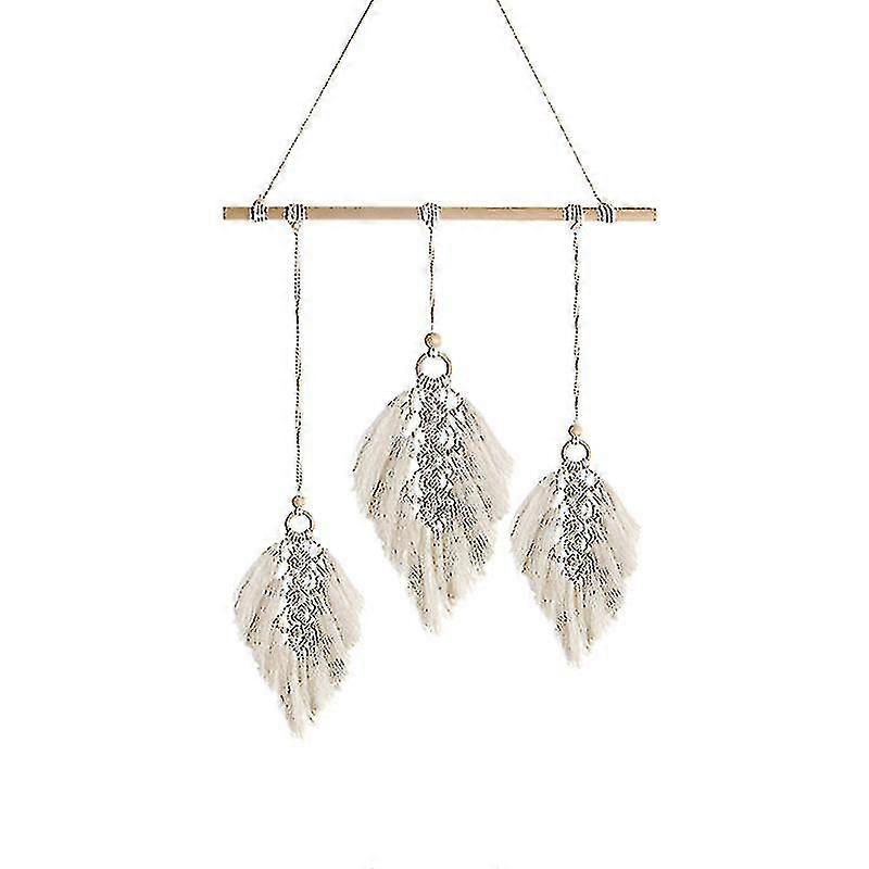 Bomull og tre hengende dråpe til dekorasjon