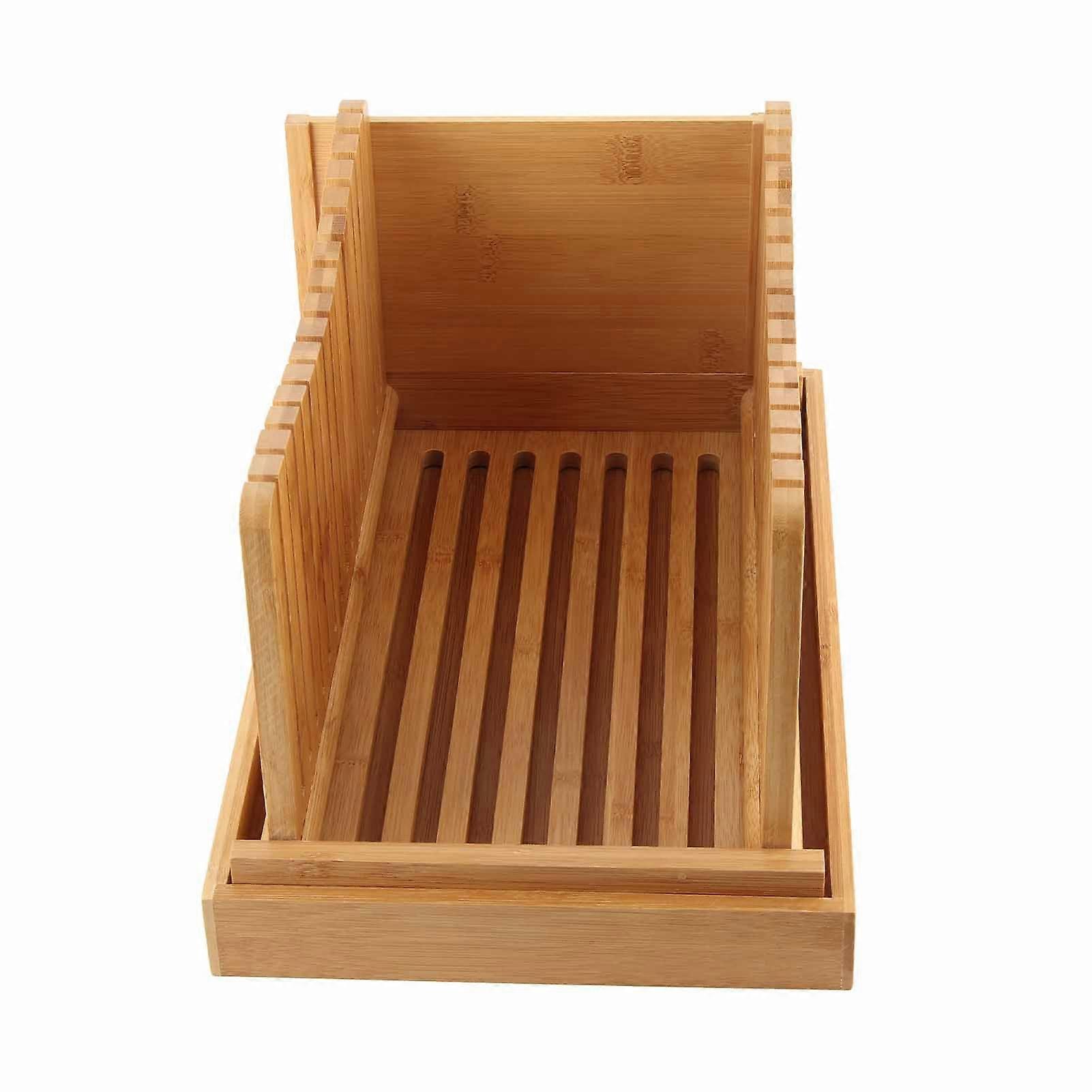Bamboo Foldable Bread Slicing Guide Toast Loaf Cutting Guide Slicing Maker Kitchen DIY Baking Pastry Tools