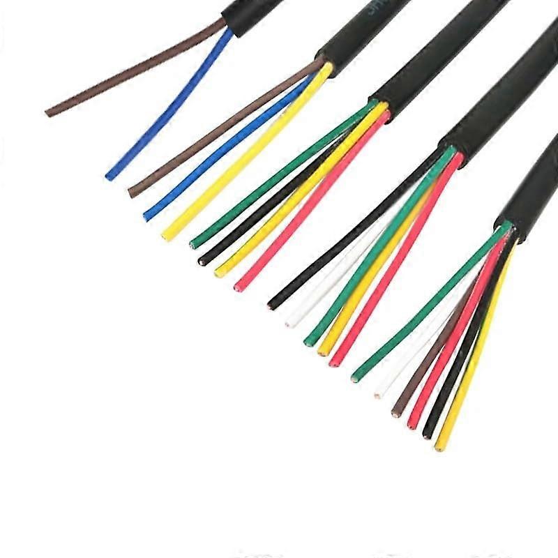 2Meter 18AWG 0.75mm 8 Core RVV Control Signal Cable Copper Wire