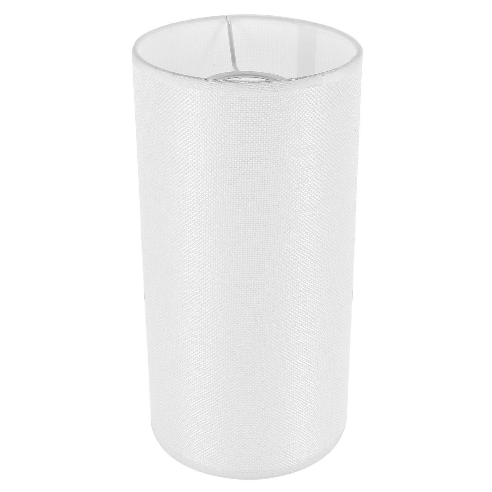 Drum Cylinder Lamp Shade White 28cm Height 14cm Diameter Home Decor 1Pack