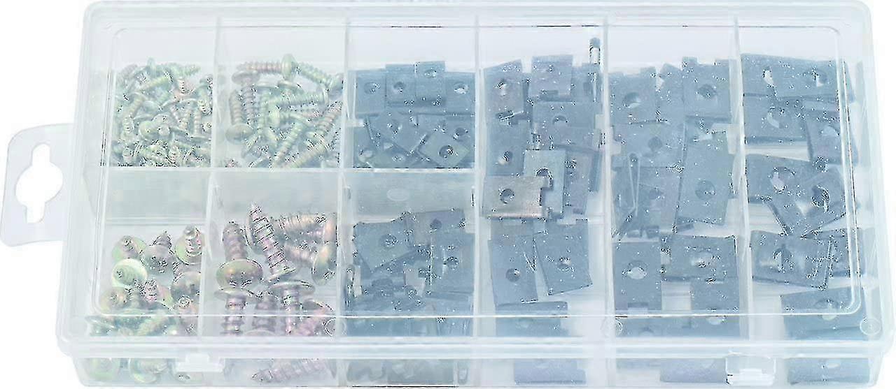 Sortiment an Schrauben & Käfigmuttern, 170 Stück