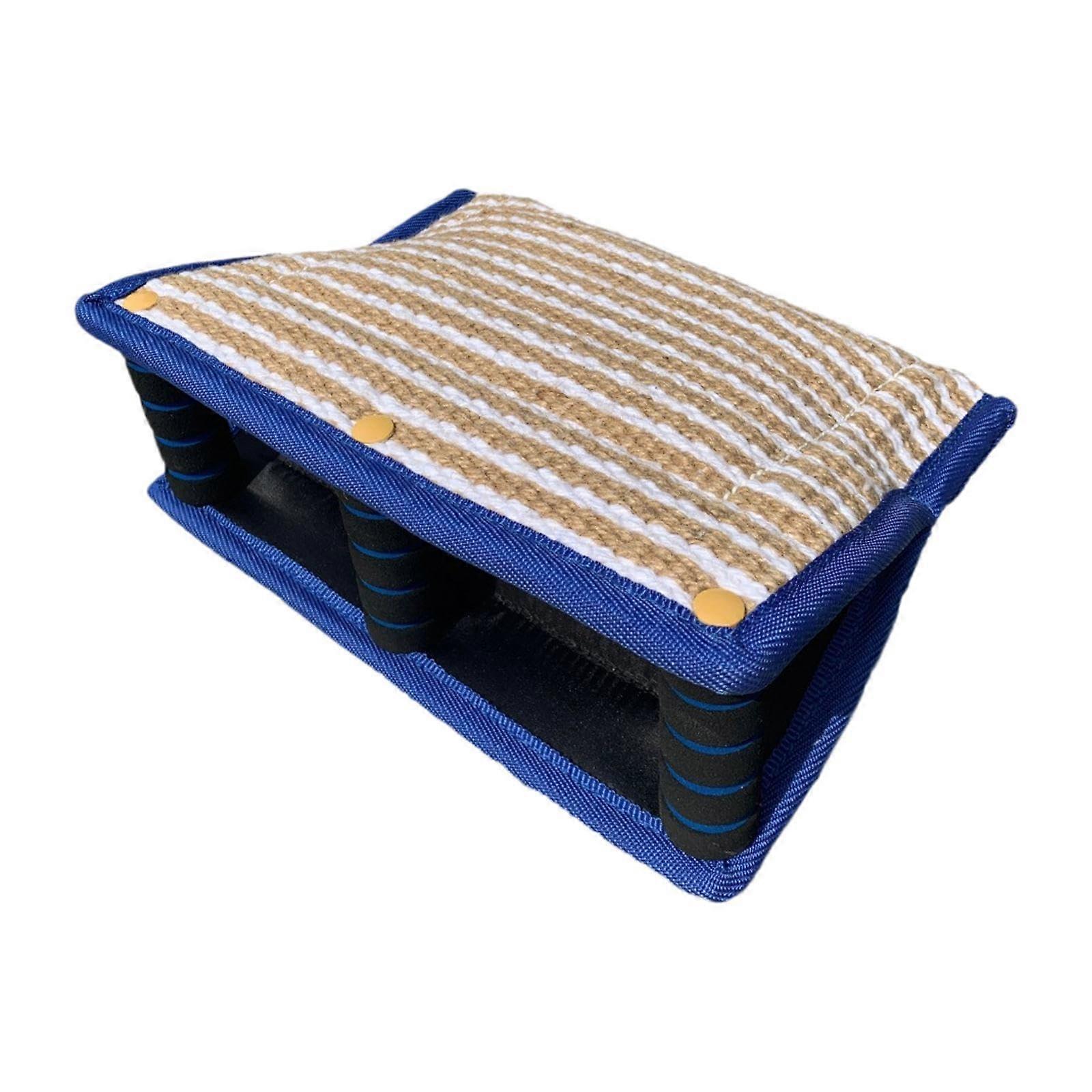 Dog Bite Cushion, Interactive Toy, Practical Dog Bite Wedge, Jute Dog Bite Sleeve for Playing German Shepherds, Labradors and Blue.