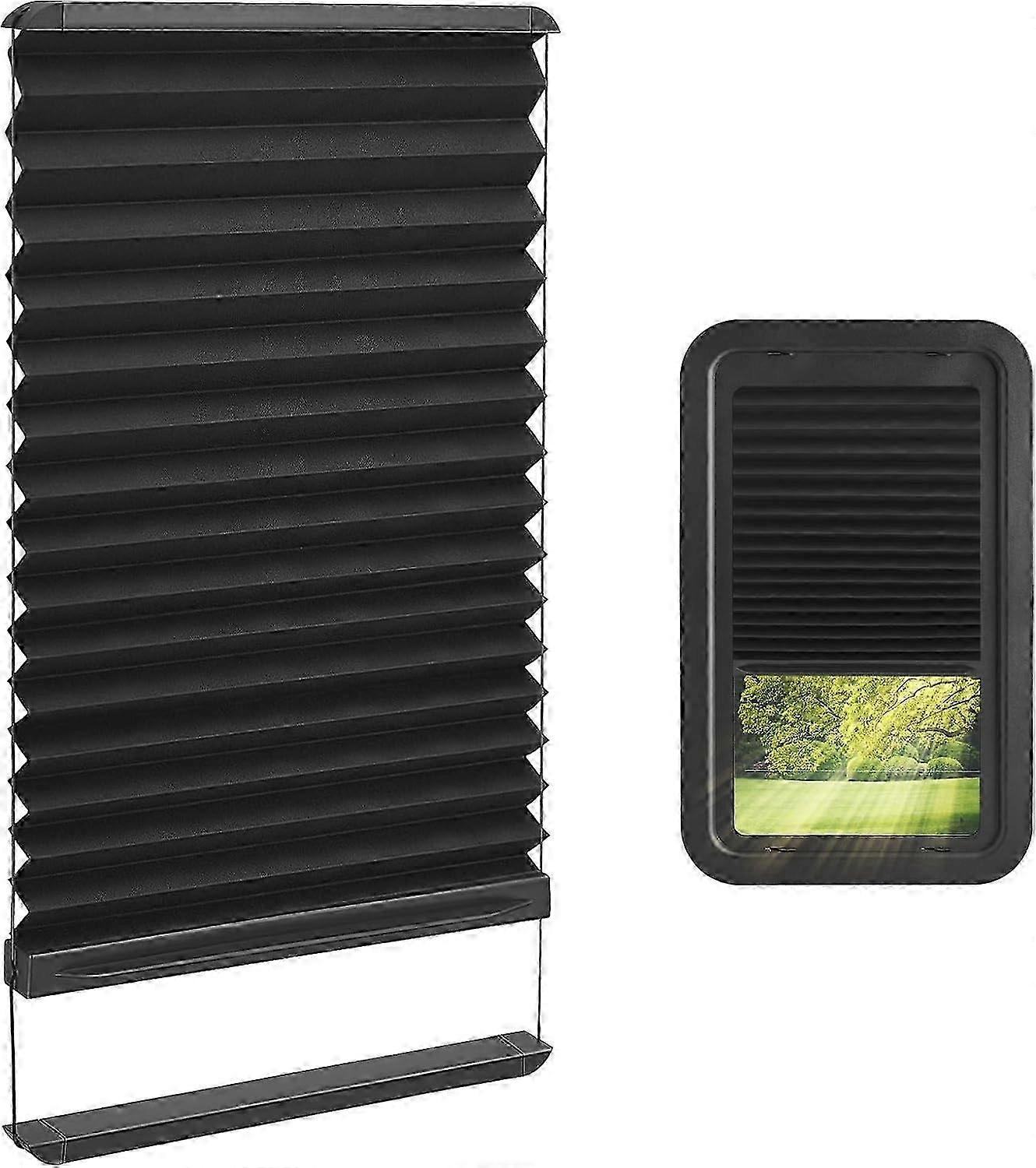 Sun Blocking Shade for RV Door Window - 12x21 Blinds