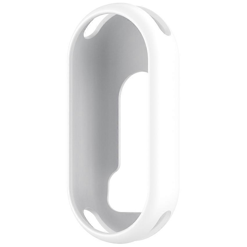 Watch Protective Case Soft Silicone Case for Xiaomi Band 10/10NFC/10 Ceramic /9 /9NFC /9 Ceramic/8/8 NFC (White)