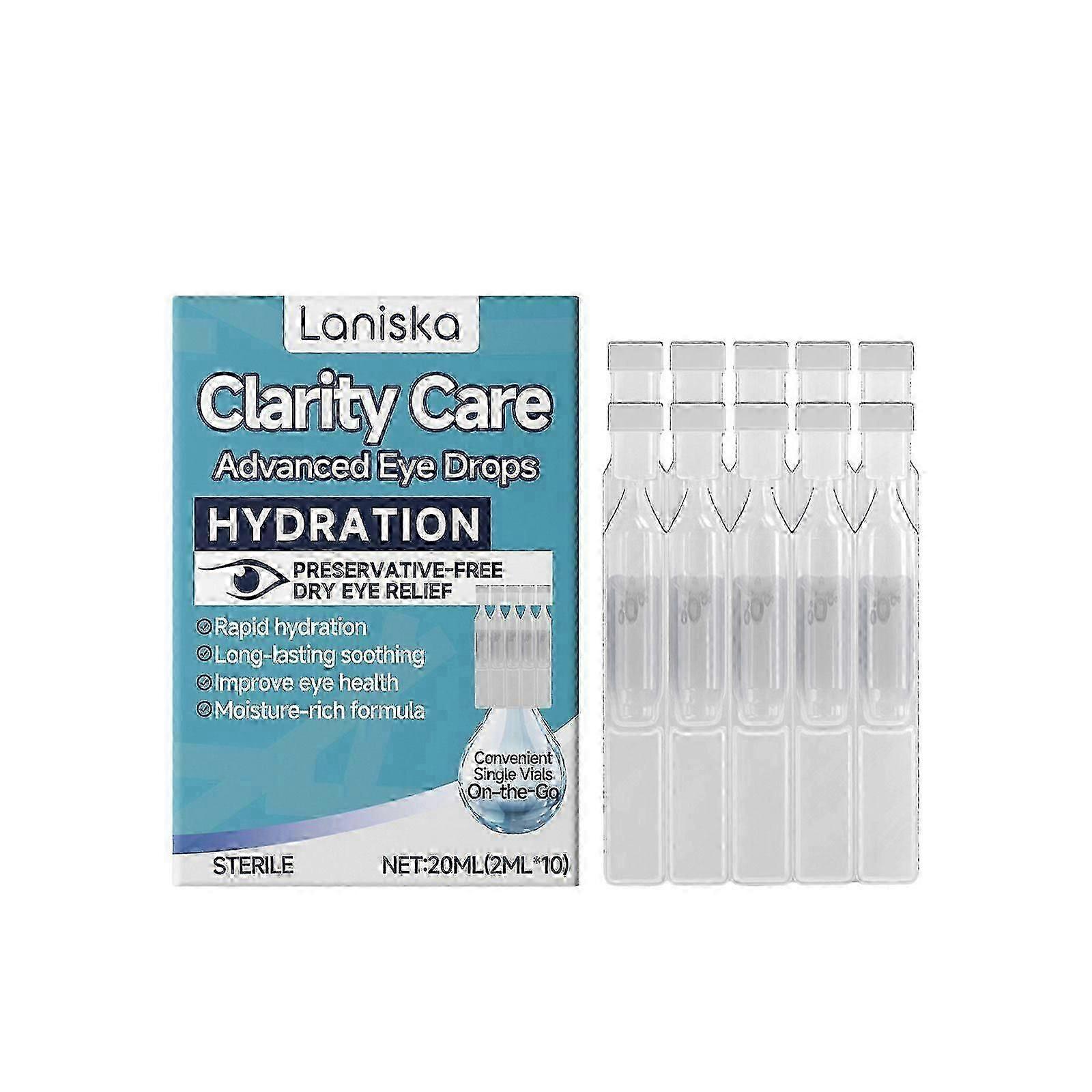 Laniska Eye Drops Care for both eyes to improve comfort and relieve eye discomfort and freshness and brightness