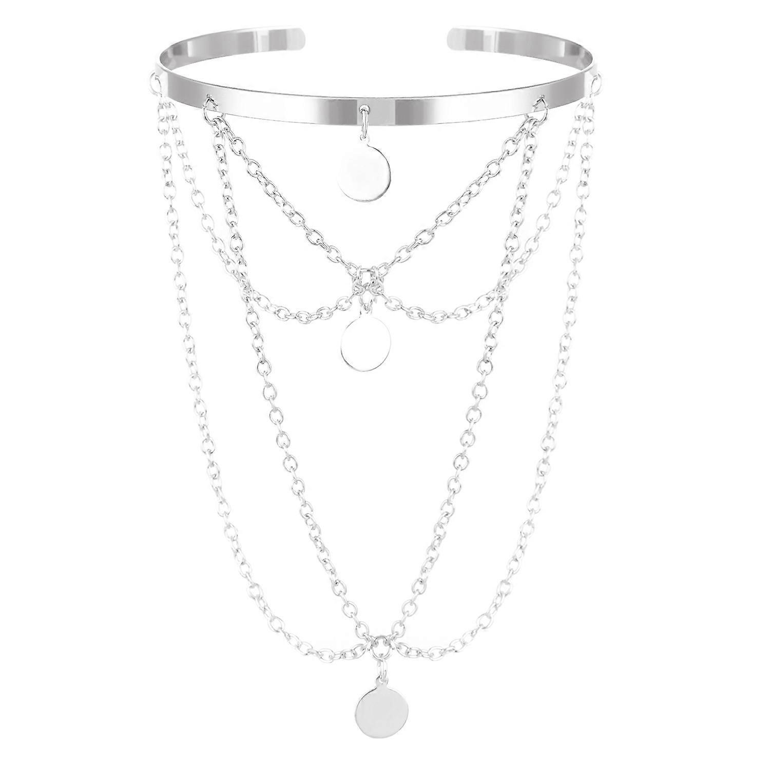 Boho Upper Arm Cuff Bracelet Adjustable Open Armband Jewelry