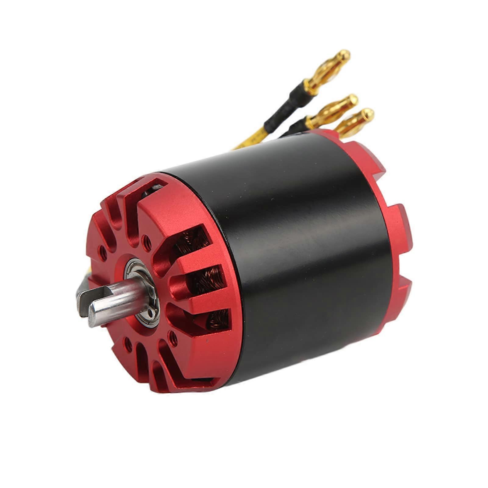 5065 Waterproof Brushless Motor 270KV: Low Noise and Energy Consumption for Excavation Machinery, 1800W Maximum Power, Red Black