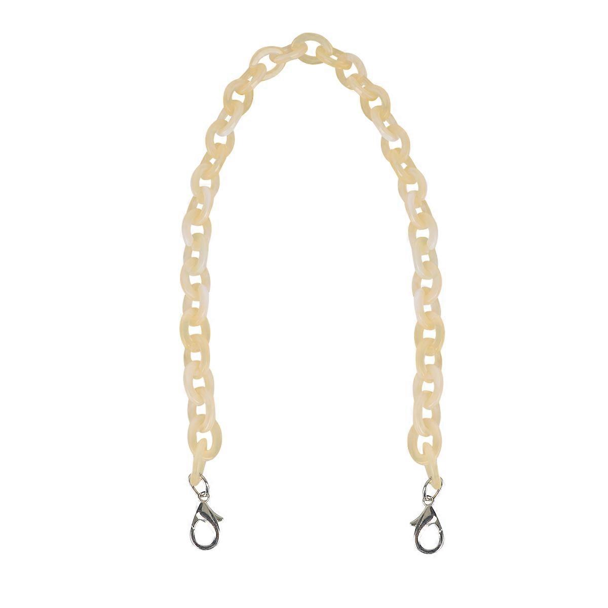 Bag Chain Diy Handbag Pouch Chains Women Everyday Use Acrylic And Aluminum Alloy 1Pack