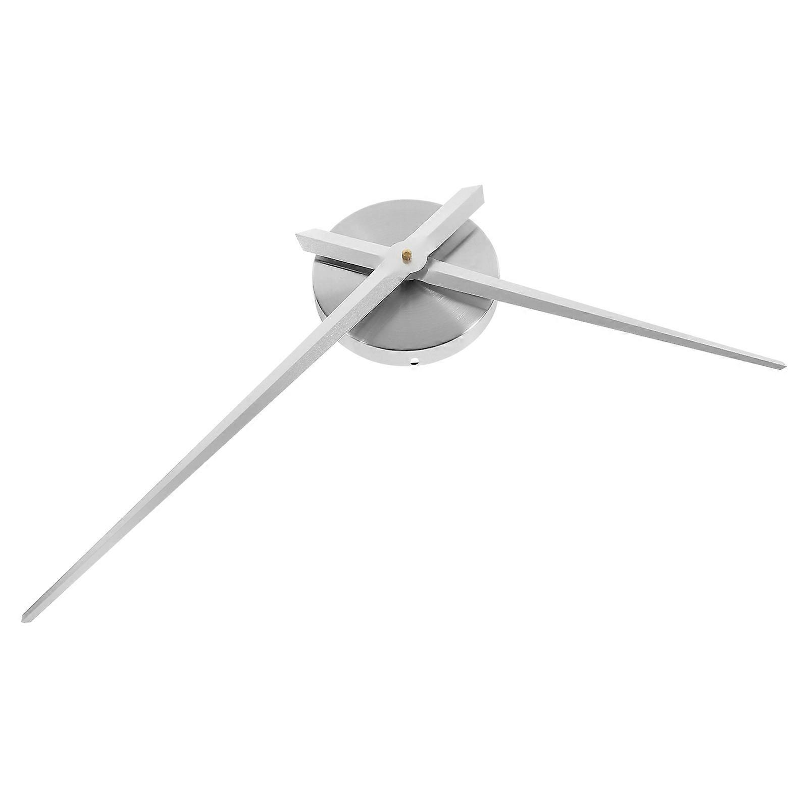 Silver Metal Clock Movement Kit for DIY Use with Quiet Sweep Function and Sturdy Elements 1 Set